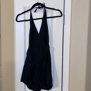 Free People Black Romper